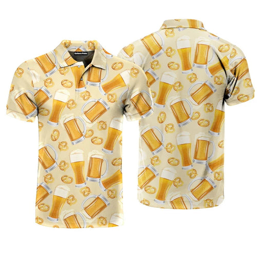 Clubhouse Pilsner golf polo front and back
