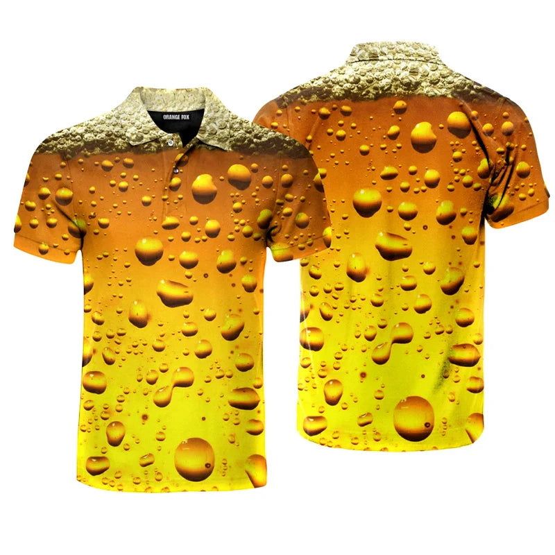 Liquid Handicap golf polo front and back